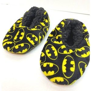 Batman Bat Boys  Slippers  Shoe Size 9-10